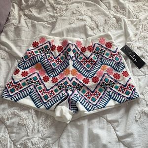Embroidered Shorts